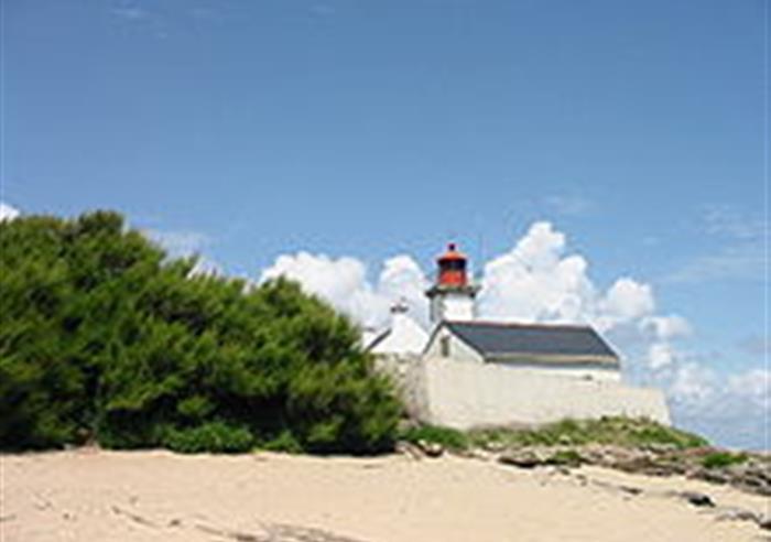 Le phare de la pointe des chats, sur l'île de Groix 